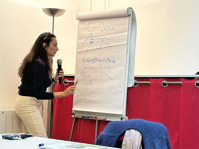 Caroline Healey teaches Ayurveda